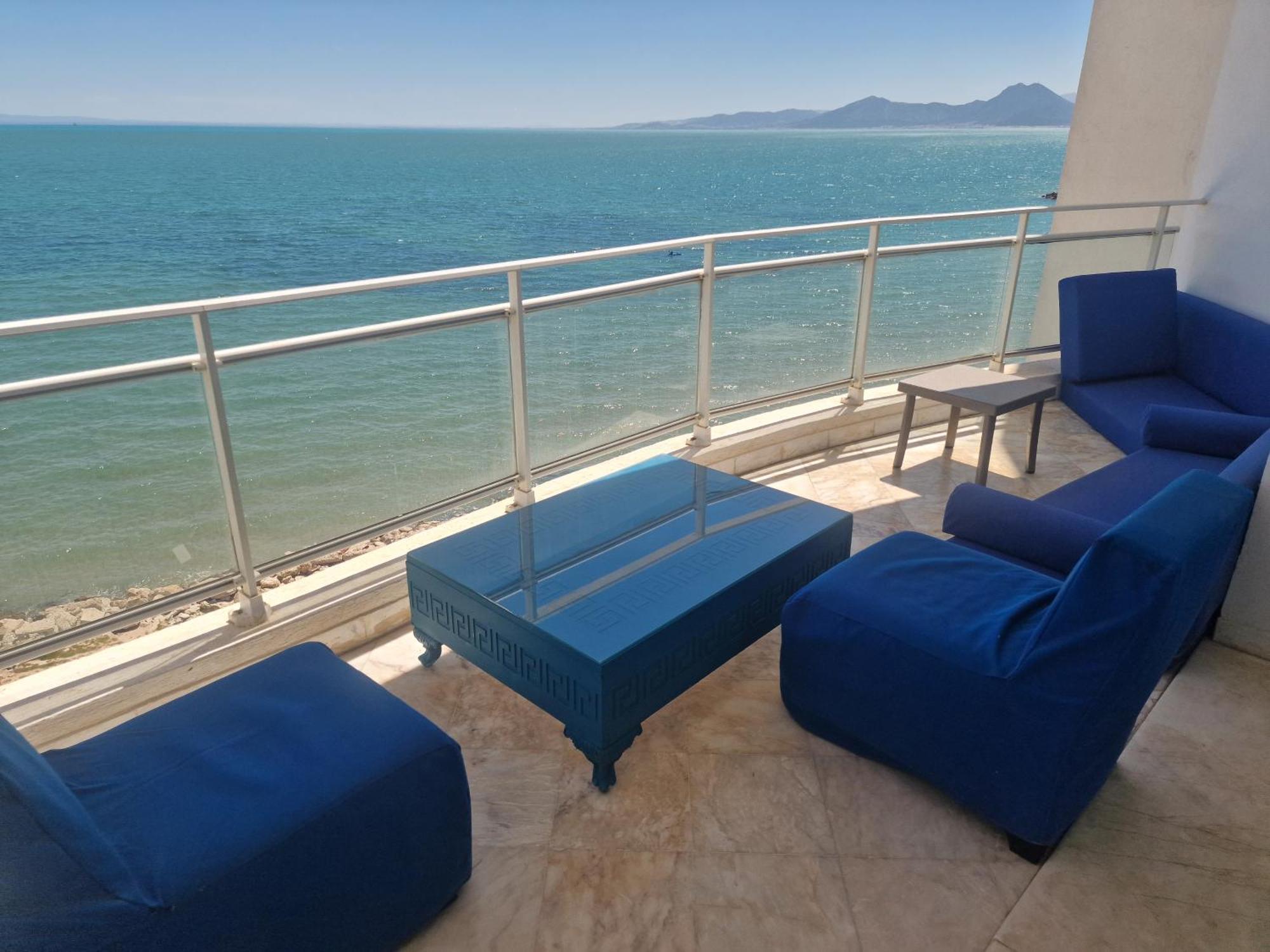 La Perle Bleue Lägenhet La Goulette Exteriör bild